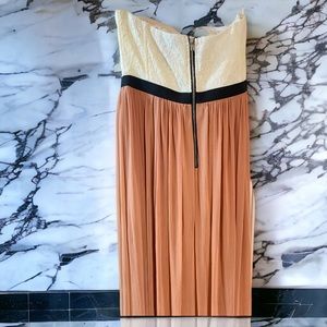 Victorian Inspired Lace Bodice with Pale Pink bottom